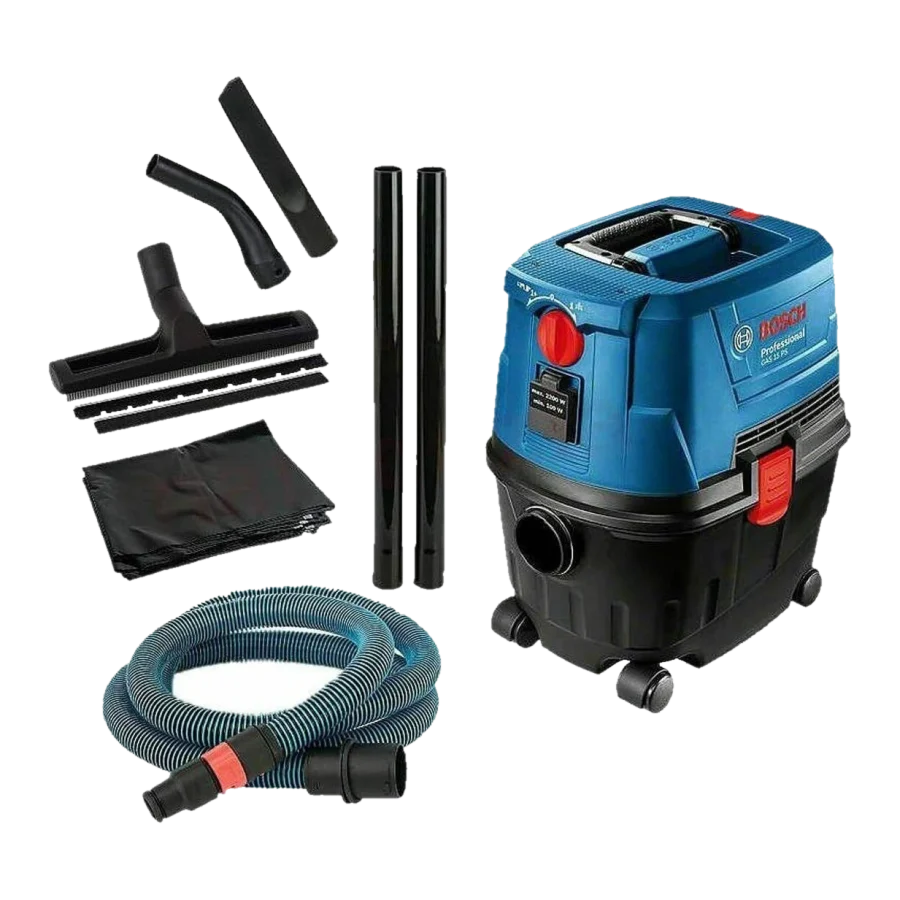 ZAMIRANABZAR-BOSCH-GAS15PS-جارو برقی صنعتی بوش مدل GAS15PS