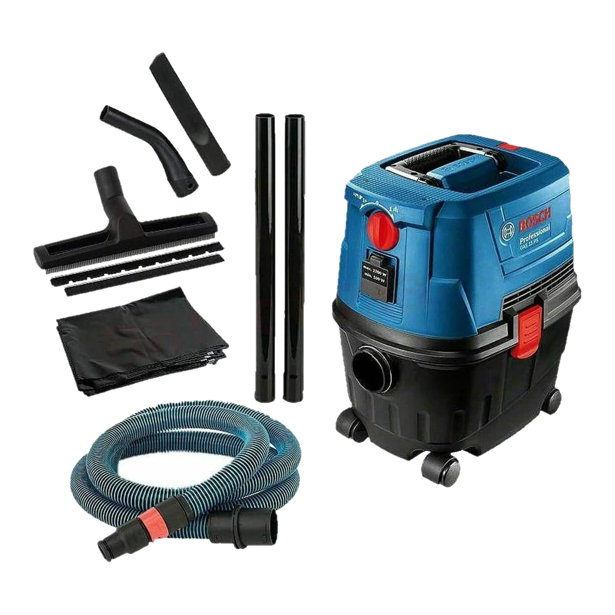 ZAMIRANABZAR-BOSCH-GAS15PS-جارو برقی صنعتی بوش مدل GAS15PS