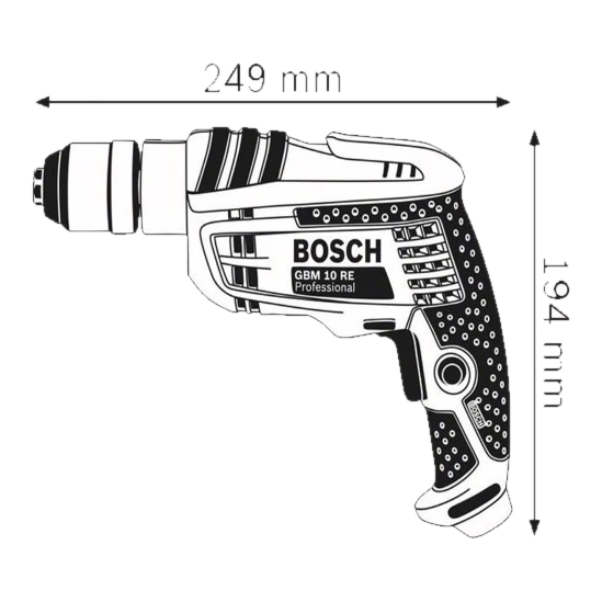 ZAMIRANABZAR-BOSCH-GSB 10 RE-دریل بوش مدل GSB 10 RE