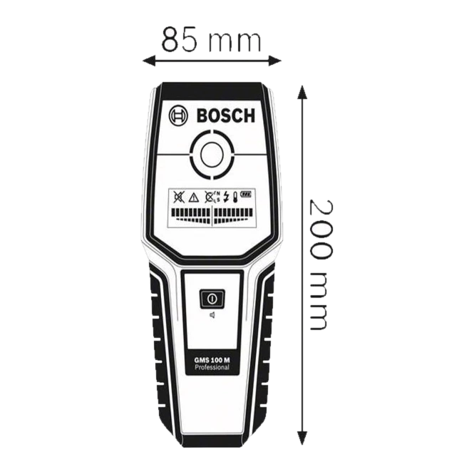 ZAMIRANABZAR-BOSCH-GMS100-ردیاب فلز 100میلیمتری بوش مدل GMS100