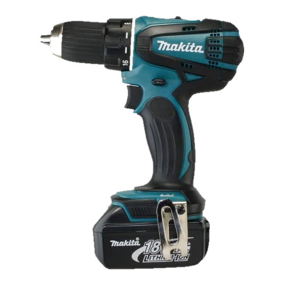 دریل پیچگوشتی شارژی ماکیتا مدل DDF456RFE