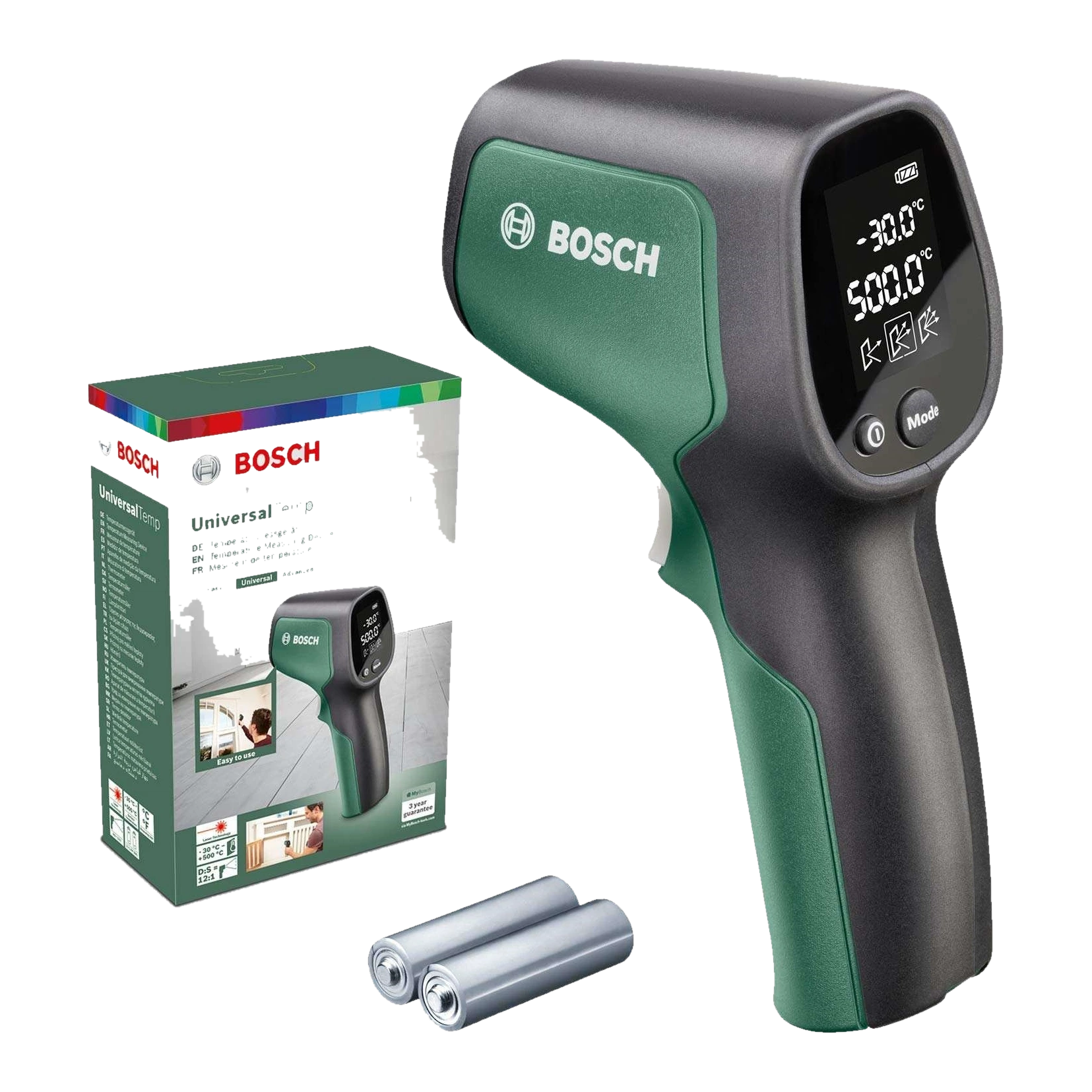 ZAMIRANABZAR-BOSCH-Universal Temp-حرارت سنج لیزری بوش مدل Universal Temp