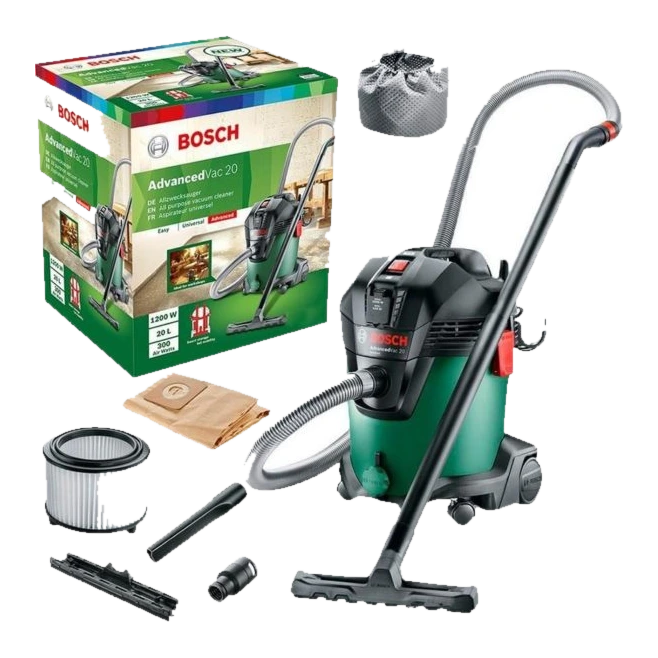 ZAMIRANABZAR-BOSCH-Advanced Vac 20-جارو برقی صنعتی بوش مدل Advanced Vac 20