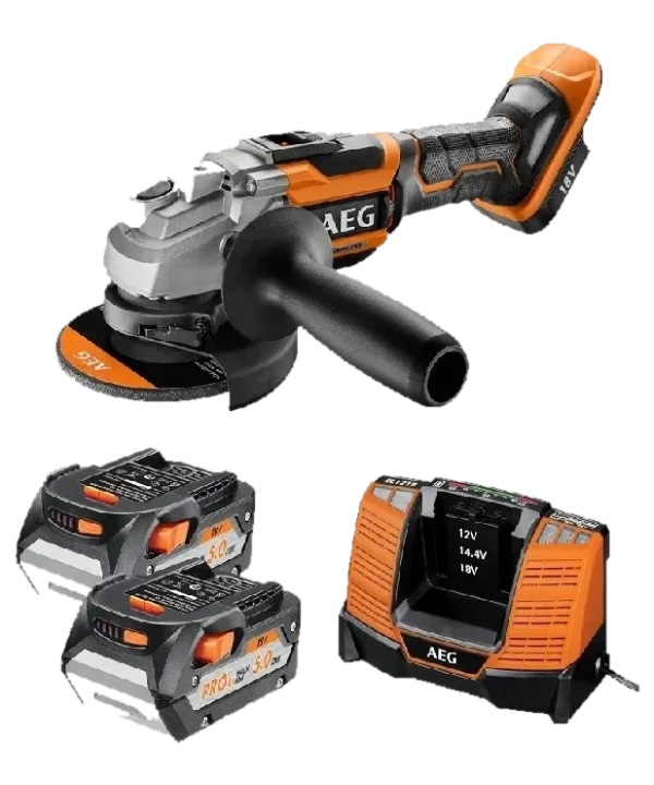 ZAMIRANABZAR-AEG-BEWS18-125BLLI-402C-مینی فرز شارژی آاگ مدل BEWS18-125BLLI-402C