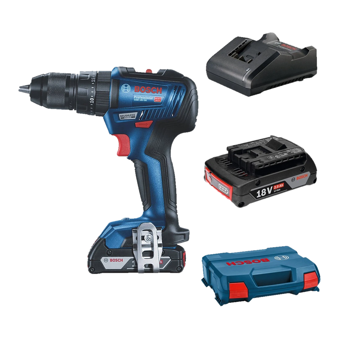 ZAMIRANABZAR-BOSCH-GSB 18V-50-دریل پیچ گوشتی شارژی بوش مدل GSB 18V-50