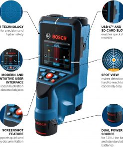 ZAMIRANABZAR-BOSCH-D-tect 200 C-ردیاب فلز 200 میلیمتری بوش مدل D-tect 200 C