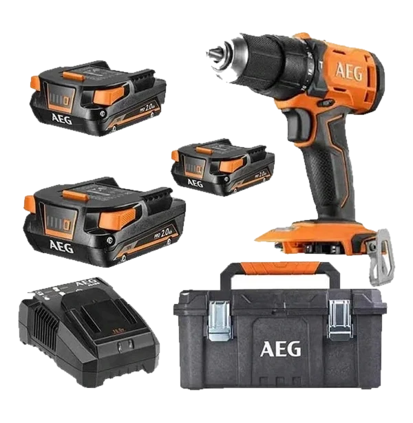 zamiranabzar-aeg-BSB18G4-203TB LK3-کیت دریل شارژی چکشی آاگ مدل BSB18G4-203TB LK3