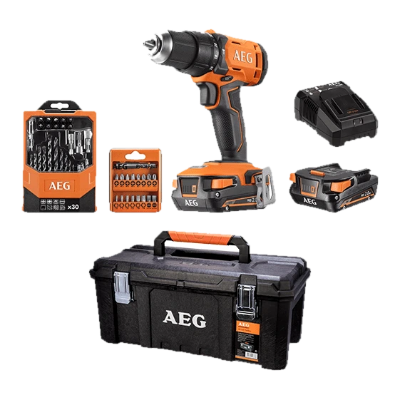 zamiranabzar-aeg-BSB18G4-202TB LK2-کیت دریل شارژی چکشی آاگ مدل BSB18G4-202TB LK2