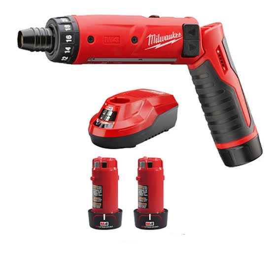 ZAMIRANABZAR-Milwaukee- M4D-202C -پیچ گوشتی کمرشکن 4 ولت میلواکی Milwaukee مدل M4D-202C