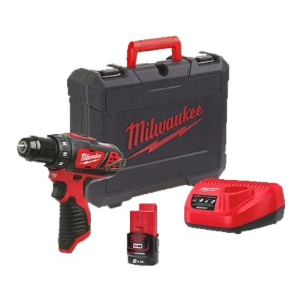 ZAMIRANABZAR-Milwaukee-M12BDD-201C-دریل پیچ گوشتی میلواکی Milwaukee مدل M12BDD-201C
