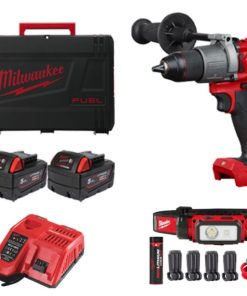 zamiranabzar-Milwaukee -M18FPD2-502XL دریل چکشی 18 ولت میلواکی Milwaukee مدل M18FPD2-502XL