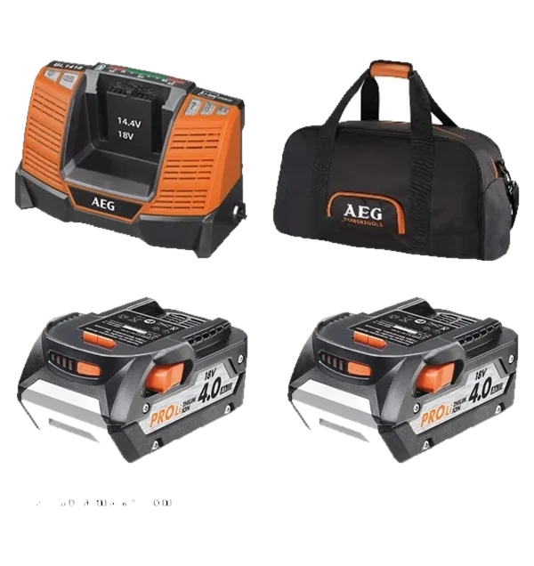 ZAMIRANABZAR-AEG-SETLL1840SLK1-ست باتری و شارژر AEG مدل SETLL1840SLK1