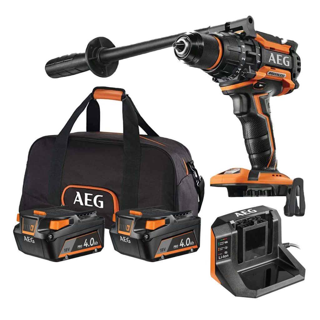 ZAMIRANABZAR-AEG-BSB18BL-402 -دریل چکشی 18 ولت آاگ AEG مدل BSB18BL-402
