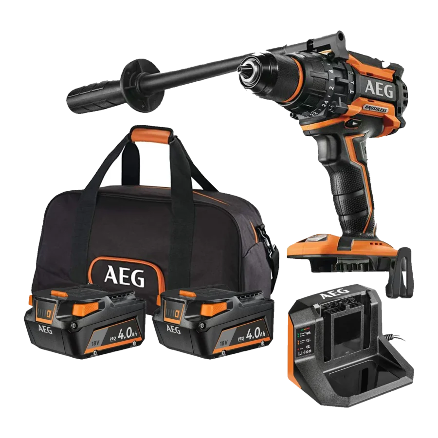 ZAMIRANABZAR-AEG-BSB18BL-402 -دریل چکشی 18 ولت آاگ AEG مدل BSB18BL-402