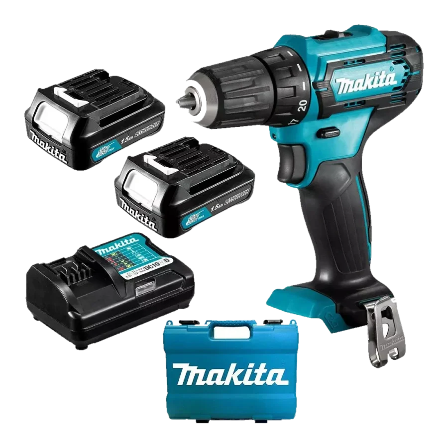 ZAMIRANABZAR-MAKITA-DF333DWYE-دریل شارژی 12 ولت ماکیتا مدل DF333DWYE