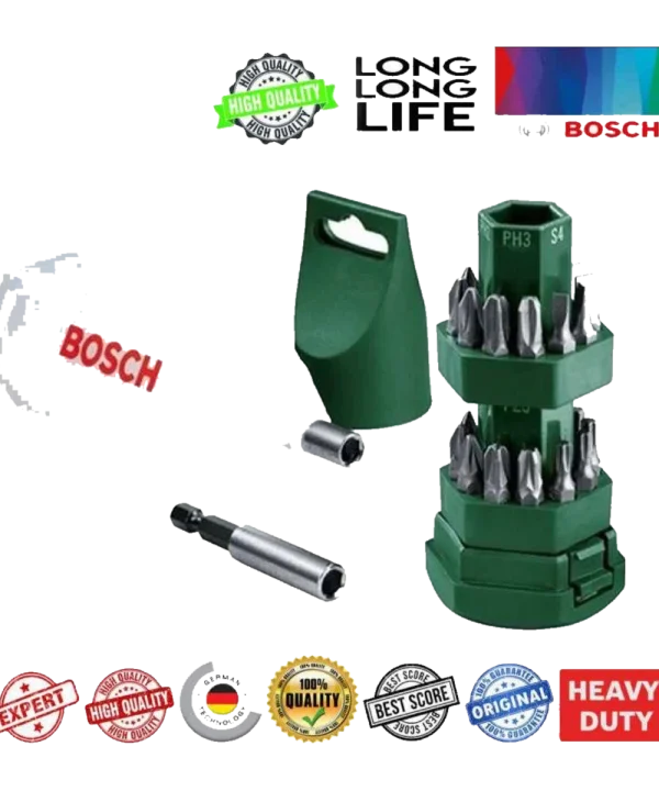 مجموعه ۲۵ عددی سر پیچ گوشتی بوش مدل 2607019503