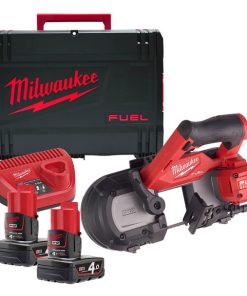 ZAMIRANABZAR-Milwaukee-M12FBS64-402C-اره نواری براش لس شارژی میلواکی مدل M12FBS64-402C