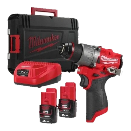 ZAMIRANABZAR-Milwaukee-M12FPD2-202X-دریل شارژی میلواکی چکشی 12 ولت مدل M12FPD2-202X
