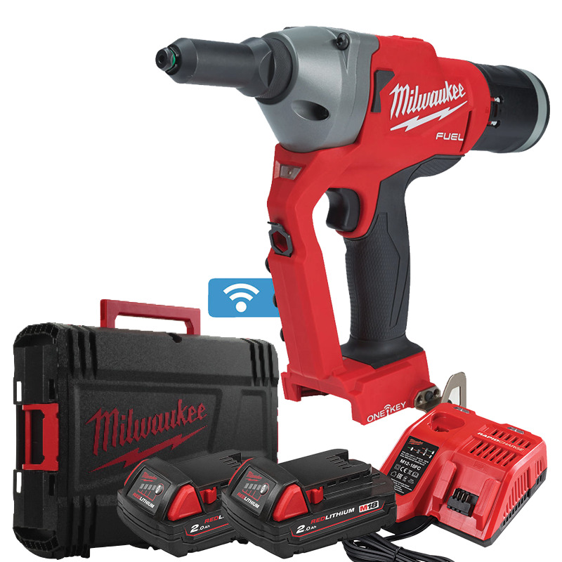 ZAMIRANABZAR-Milwaukee-M18ONEFPRT-202X -پرچ کن شارژی براشلس میلواکی Milwaukee مدل M18ONEFPRT-202X