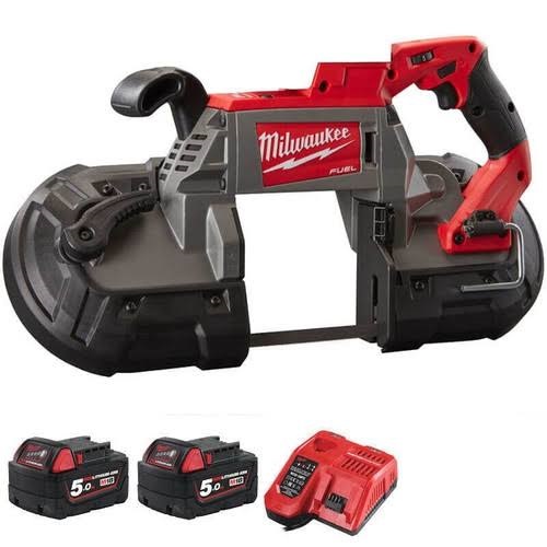 ZAMIRANABZAR-Milwaukee-M18CBS125-502C -اره نواری 18 ولت میلواکی Milwaukee مدل M18CBS125-502C