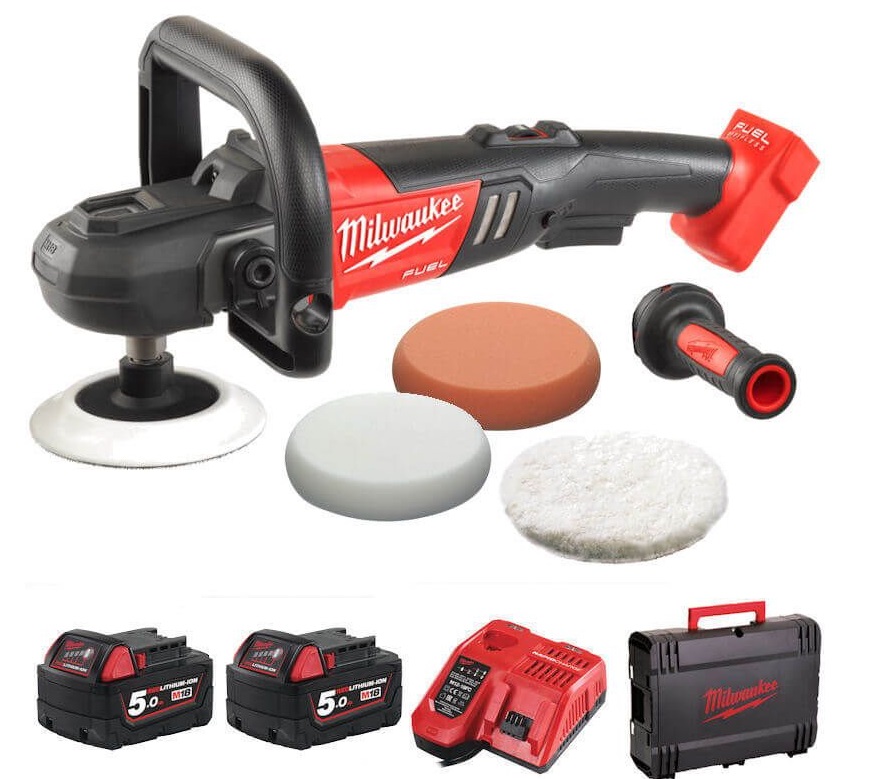 ZAMIRANABZAR-Milwaukee-M18FAP180-502X-پولیش شارژی 18 ولت میلواکی Milwaukee مدل M18FAP180-502X