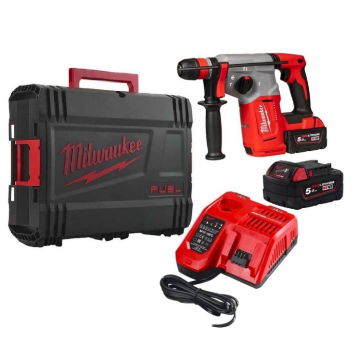 ZAMIRANABZAR-Milwaukee-M18BLHX-502X-بتن کن و چکش تخریب شارژی میلواکی Milwaukee مدل M18BLHX-502X