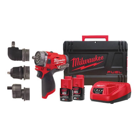 ZAMIRANABZAR-Milwaukee-M12FPDXKIT-202X -کیت دریل پیچگوشتی چکشی میلواکی Milwaukee مدل M12FPDXKIT-202X