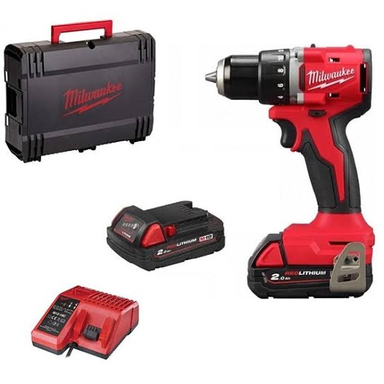 ZAMIRANABZAR-Milwaukee-M18BLDDRC-202C-دریل پیچگوشتی شارژی 18 ولت میلواکی Milwaukee مدل M18BLDDRC-202C