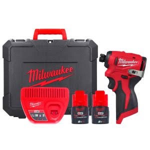 ZAMIRANABZAR-Milwaukee-M12BLIDRC-202C-پیچگوشتی ضربهای شارژی میلواکی Milwaukee مدل M12BLIDRC-202C