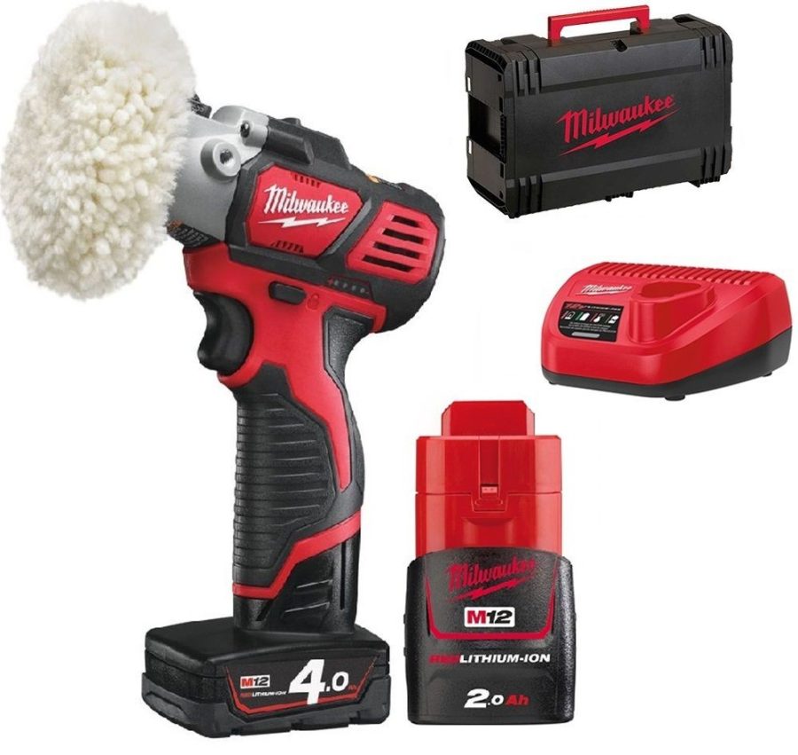 ZAMIRANABZAR-Milwaukee- M12BPS-421X -پولیشر 2 سرعته میلواکی Milwaukee مدل M12BPS-421X