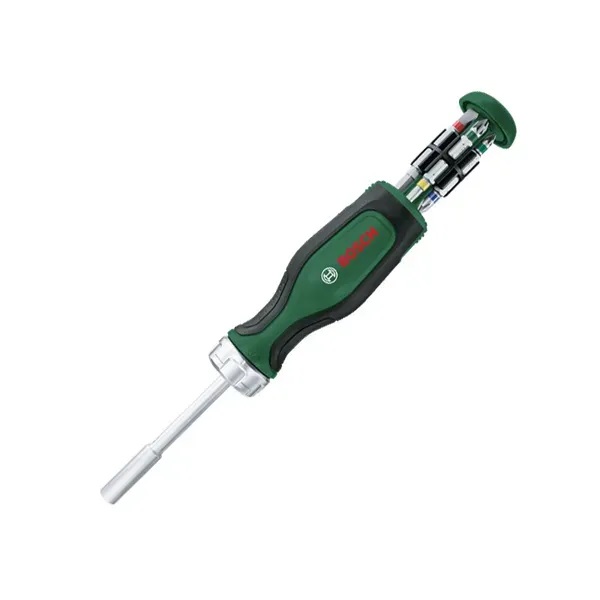 ZAMIRANABZAR-BOSCH-1600A02BX2 -پیچ گوشتی جغجغه ای 12 عددی بوش مدل 1600A02BX2