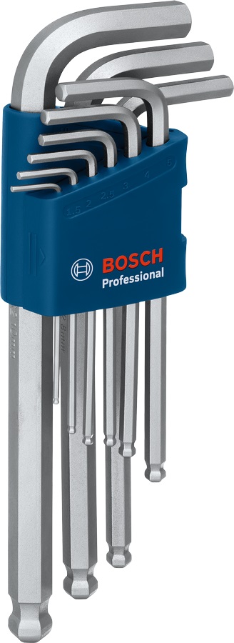 ZAMIRANABZAR-BOSCH-1600A01TH5-ست 9 عددی آچار آلن ششگوش بوش مدل 1600A01TH5