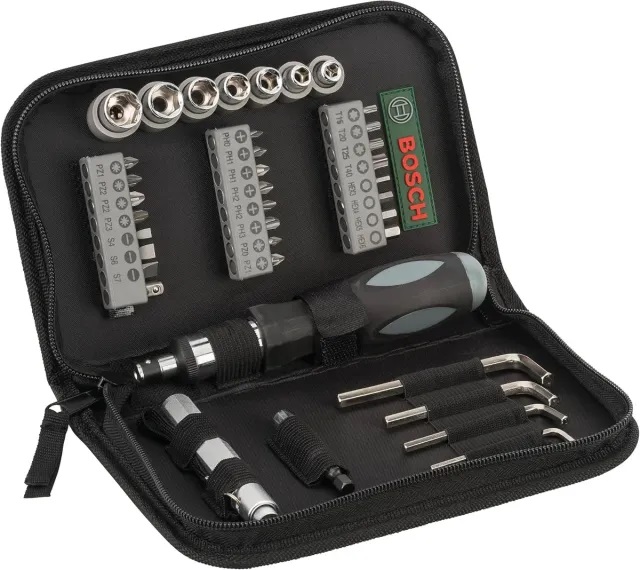 ZAMIRANABZAR-BOSCH-2607019506-مجموعه 38 عددی پیچ گوشتی بوش مدل 2607019506