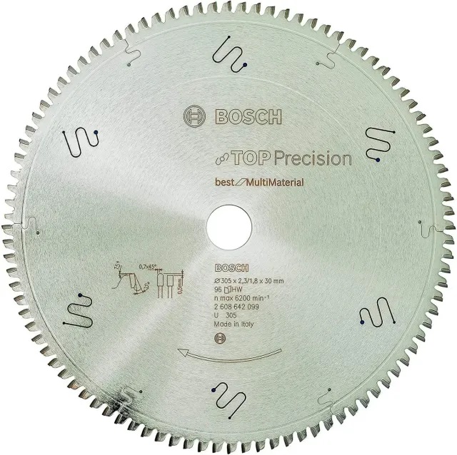 ZAMIRANABZAR-BOSCH-2608642099 -تیغه فارسیبر مولتی متریال بوش 305 میلیمتر کد فنی 2608642099