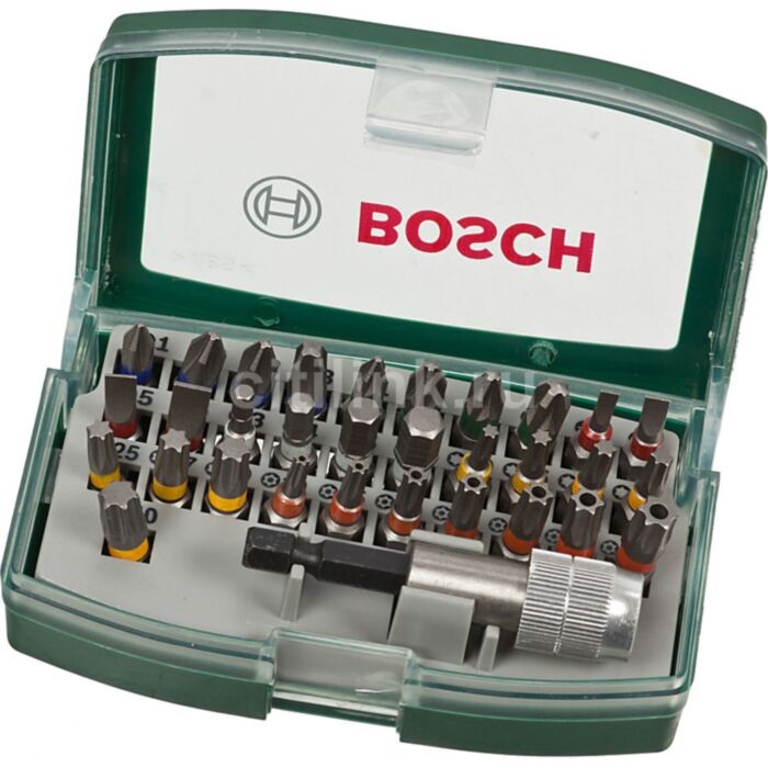 ZAMIRANABZAR-BOSCH-2607017063-مجموعه 32 عددی سرپیچ گوشتی بوش مدل 2607017063
