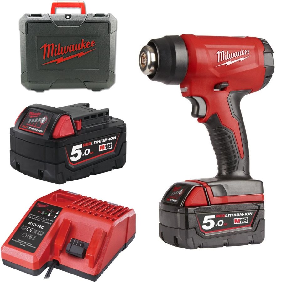 ZAMIRANABZAR-Milwaukee-M18BHG-502C-سشوار 18 ولت میلواکی Milwaukee مدل M18BHG-502C