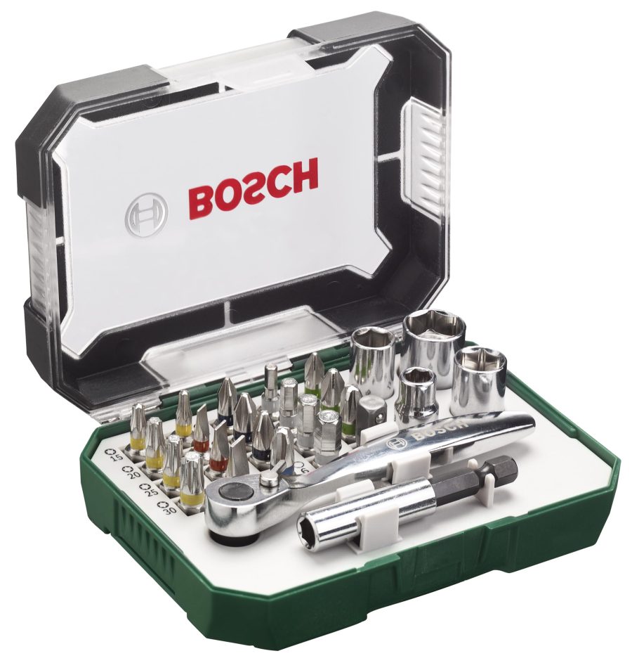 ZAMIRANABZAR-BOSCH-2607017322 -ست سری پیچ گوشتی 26 عددی بوش مدل 2607017322