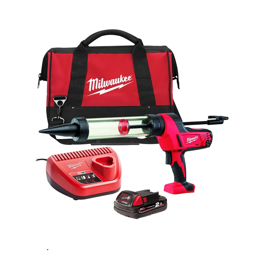 ZAMIRANABZAR-Milwauke-C18PCG/400T-201-چسب زن شارژی 18 ولت میلواکی Milwaukee مدل C18PCG/400T-201