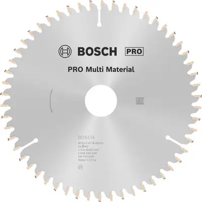 ZAMIRANABZAR-BOSCH-2608640509-تیغه اره دیسکی مولتی متریال بوش 190 میلی‌متر کد فنی 2608640509