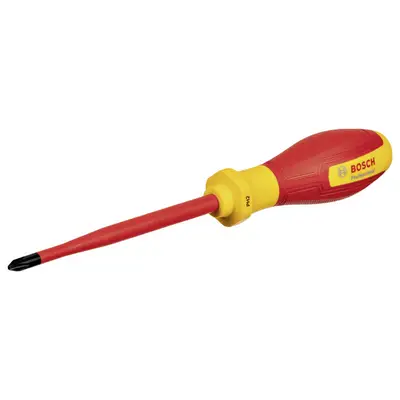 ZAMIRANABZAR-BOSCH-1600A02NB9-پیچگوشتی عایق VDE بوش PH2 125 میلیمتر مدل 1600A02NB9