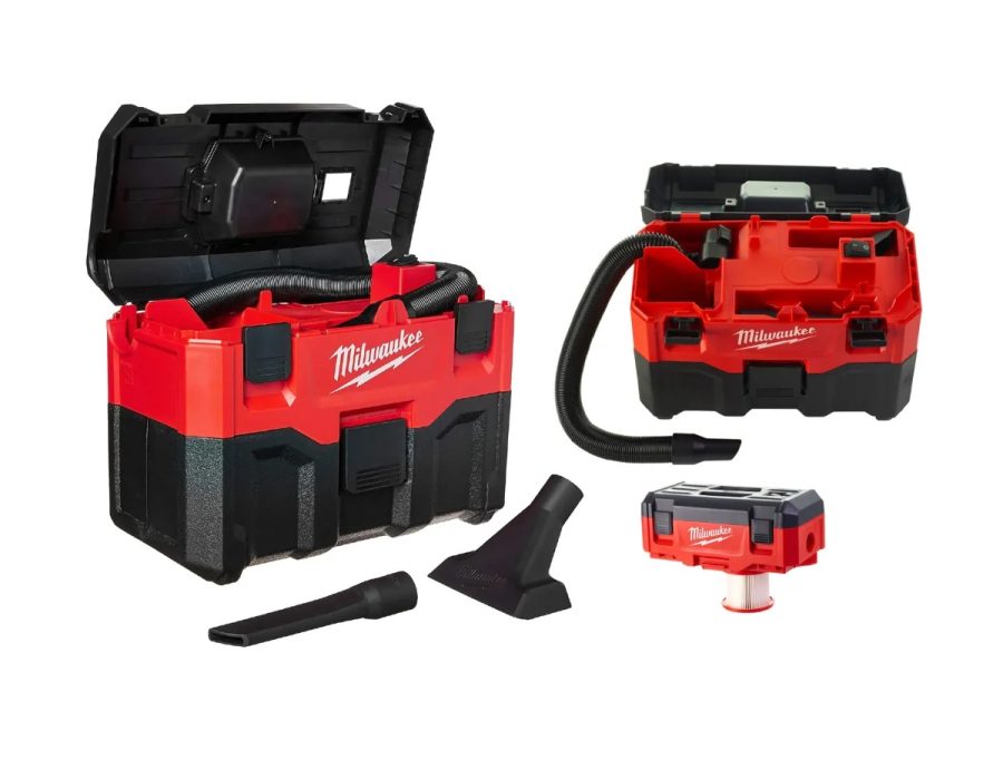 ZAMIRANABZAR-MILWAUKEE-M18VC-2 -جارو زباله مرطوب خشک 18 ولت میلواکی Milwaukee مدل M18VC-2