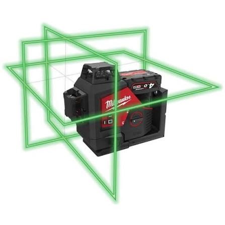 ZAMIRANABZAR-MILWAUKEE-M123PL-401C -تراز لیزری 360 درجه میلواکی Milwaukee مدل M123PL-401C