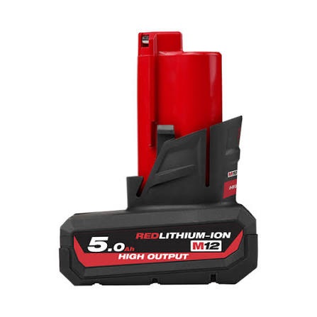 ZAMIRANABZAR-MILWAUKEE-M12HB5 -باتری 12 ولت 5 آمپرساعت میلواکی Milwaukee مدل M12HB5