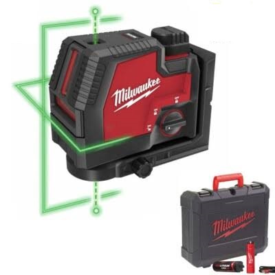 ZAMIRANABZAR-MILWAUKEE-L4CLLP-301C -تراز لیزری شارژی 4 ولت میلواکی Milwaukee مدل L4CLLP-301C