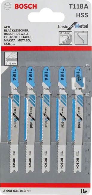 ZAMIRANABZAR-BOSCH-2608631013-تیغه اره عمود بر بوش مدل T118A کد فنی 2608631013