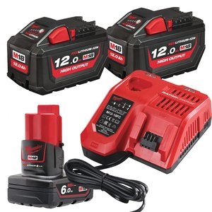 ZAMIRANABZAR-MILWAUKEE-M18HNRG-122 -کیت باتری و شارژر میلواکی Milwaukee مدل M18HNRG-122